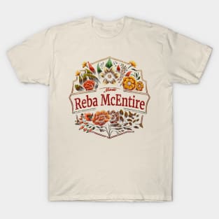 Reba McEntire Flower Vintage T-Shirt